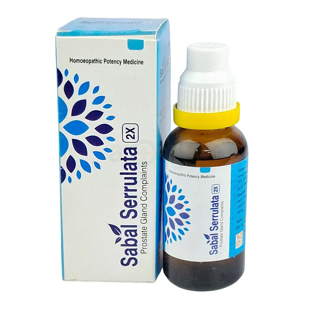 Sabal Serrulata 2X 30ml – Homeopathic Tonic for Prostate Health, Urinary Disorders & Sexual Vitality(Pragati Homoeo)